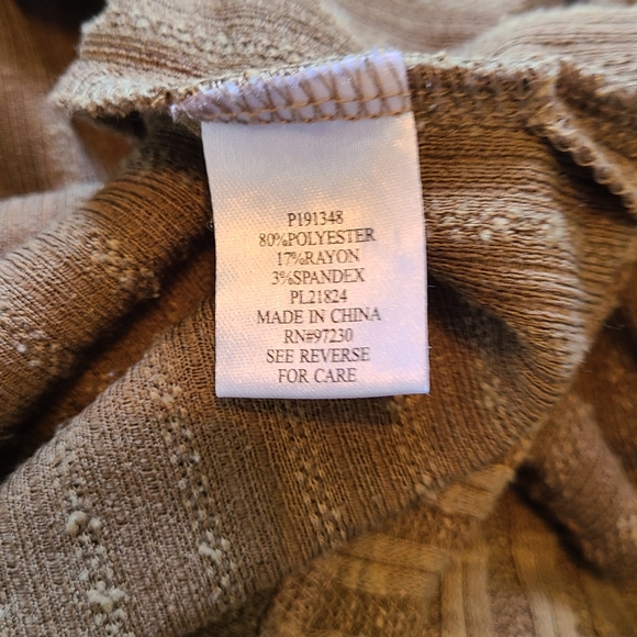 Absolutely Famous Woman's Long Sleeve Sweater Hoodie,  Size: 1X Color: OD Green - Picture 10 of 14